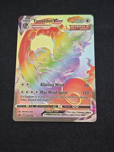 Tornadus VMAX (Secret) 209/198 Swsh06 Chilling Reign Rainbow Holo Pokemon TCG NM - Bild 1 von 2