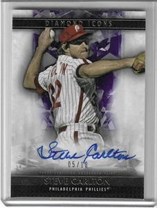 2019 Topps Diamond Icons Auto /10 Steve Carlton #AC-SC Auto HOF - Bild 1 von 2