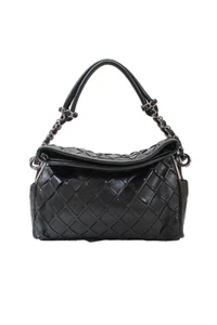 Chanel Womens Leather Quilted Ultimate Soft Hobo Bag Handbag Black - Picture 1 of 19