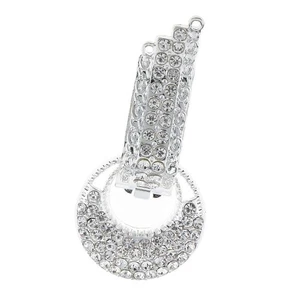 1pc Rhinestone Button Duck-mouth Buckle For Coat Collar Decor Buttons Repair - Picture 1 of 7