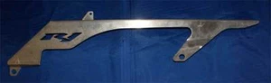 Yamaha R1 CADENA GAURD Diamante Powersports Espejo Pulido Grabado Logotipos YZFR1 - Imagen 1 de 3