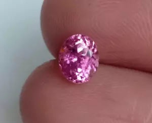 Tormalina rosa naturale taglio ovale per gioielli terra miniera pietra preziosa sciolta 1 ct - Foto 1 di 6