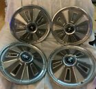 VTG 1960&#39;S FORD MUSTANG SET OF 4 PCS 14 INCH HUB CAPS IN GOOD CONDITION