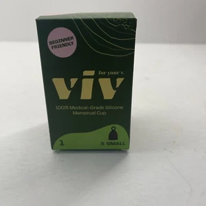 Menstrual Cup X Small 1 Count By Viv For Your V 100% Medical Grade silicone - Picture 1 of 5