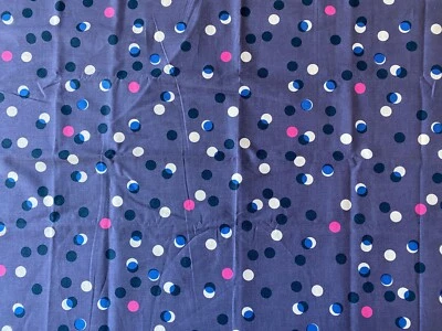 TELA RJR~Melody Miller~JUBILEO~Algodón y Acero~POLKA DOTS~Geométrico~PNK AZUL NEGRO Foto 1 de 3