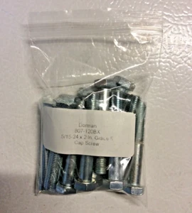 Dorman 807-120BX Cap Screw Hex Head Bolt Grade 5  5/16-24 X 2 Inch 12 piece - Picture 1 of 5