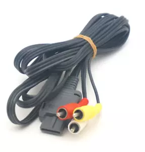 Nintendo Official OEM Video AV Composite Cable for Super SNES Gamecube N64 Used - Picture 1 of 5