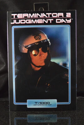 Neca Terminator 2 T 1000 Judgment Day Motorcycle cop 2020 New - Image 1 of 4