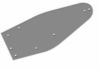 Streichblech Hinterteil links 14" passend Kuhn Pflug 612129 HB4