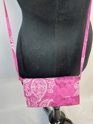 Vera Bradley Petite Crossbody Stamped Paisley Wallet - Image 1 of 4