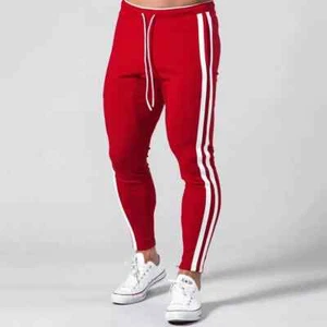 Pantalones Deportivos Largos Para Hombres Chándal De Correr Culturismo Moda Gym - Picture 1 of 28