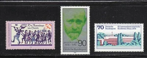 Germany 1978 SC# 1273 - 1274, 1277 - Three Different Stamps - M-NH Lot # 71 - Picture 1 of 1