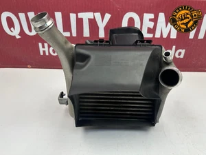 2010-2016 PORSCHE PANAMERA 3.0 4.8 FRONT LEFT INTERCOOLER W/ AIR DUCTS OEM 70kmi - Picture 1 of 16