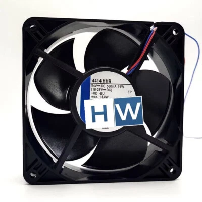 1 pieza para ventilador de flujo inversor axial 4414HHR 120*38 DC24V 0,58A 14W Foto 1 de 4