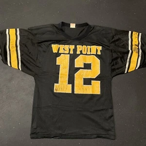 Vintage Army Football Jersey Medium Adult West Point Black Knights #12 Classic - Picture 1 of 7