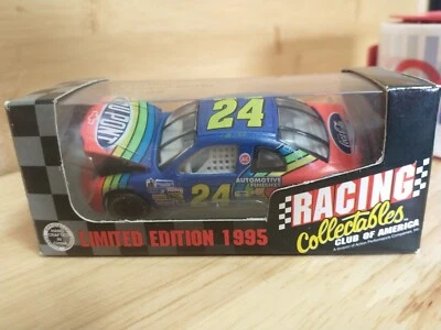 Coche de acción RCCA NASCAR 1/64 diecast #24 Dupont Coke Jeff Gordon 1995 nuevo en caja L/E Foto 1 de 4
