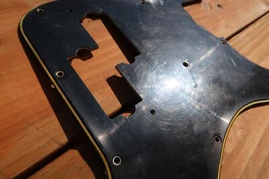 72 79 Fender Precision 3 Ply Pickguard bass black guard 73 78 USA Vintage RI - Picture 1 of 17