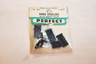HO Scale Perfect Parts Co., Pack of 2 NMRA Horn Hook Couplers & Draft Gear #401