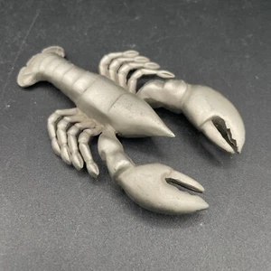 Davis Rawcliffe Pewter - Lobster - Diorama Silver Mini Sea Figurine - Picture 1 of 5