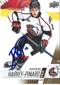 Rafael Harvey-Pinard Autographed Signed 2017-18 Upper Deck CHL #235 - Picture 1 of 1
