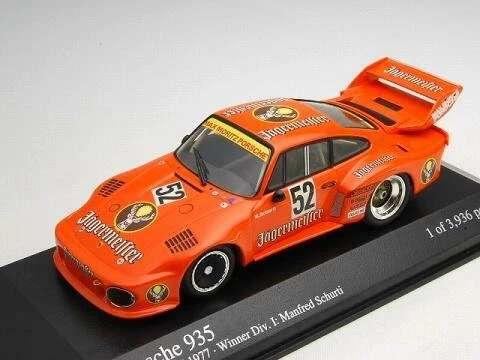 MINICHAMPS Porsche 935 Winner Div1 Zolder DRM 1977 Schurti Jagermeister 1/43 Z05