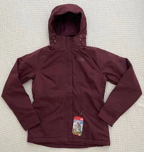 NORTH FACE $199 WOMEN INLUX WATERPROOF INSULATED HOODED JACKET -Garnet Red -M - Picture 1 of 18