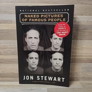 Jon Stewart Book Naked Pictures of Famous People, The Daily Show Host Paperback - Picture 1 of 9