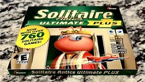Solitaire Antics Ultimate PLUS 760 Games MAC OSX PC CD-ROM In Original Box - Picture 1 of 2