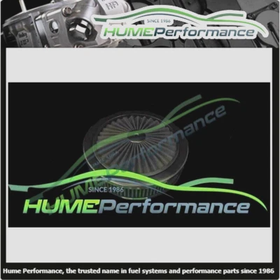 HI FLOW AIR CLEANER FILTER ASSEMBLY 9 X 2 HOLLEY CARBURETTOR 5-1/8 NECK - BLACK - Image 1 of 2