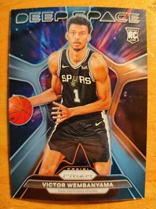 VICTOR WEMBANYAMA 2023 PANINI PRIZM DEEP SPACE ROOKIE RC #1 SPURS NBA ROY FRANCE - Picture 1 of 2