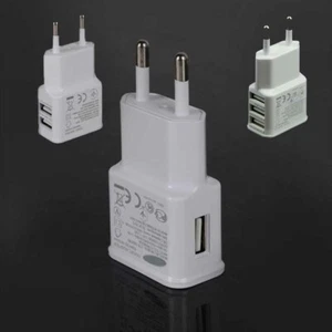 1/2/3 Port USB AC Power Adapter EU Plug Wall Charger head for Samsung ST - Picture 1 of 24