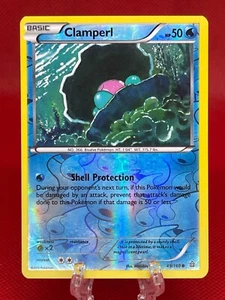 Juego de cartas coleccionables Pokémon Clamperl 49/160 holograma inverso Primal Clash X&Y inglés 2015 LP - Imagen 1 de 2