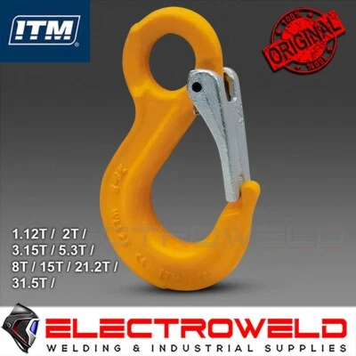 ITM G80 Eye Sling Hook Safety Latch 32mm Chain 31T Lifting Hoist TM9804-02232