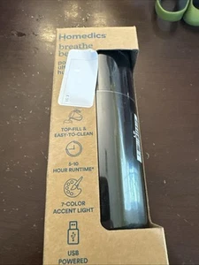 HoMedics Portable Ultrasonic Humidifier  Travel & Personal Cool Mist USB Powered - Picture 1 of 2