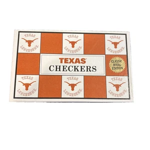 TEXAS CHECKERS Classic Rival Edition UT Texas Longhorns Texas A & M with box EUC - Picture 1 of 9