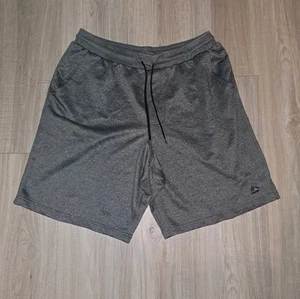 RBX Gray Performance Athletic Basketball Shorts w/ Drawstrings Men's 32 - Picture 1 of 7