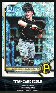 Henry Davis 2022 Bowman cromo plata Mojo Pittsburgh Pirates #BCP-210 - Imagen 1 de 2