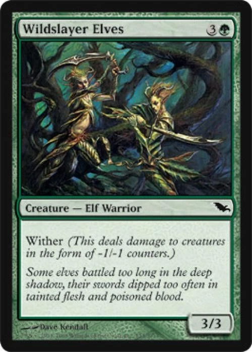Wildslayer Elves - Light Play MTG Shadowmoor - Image 1 of 1