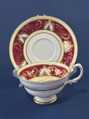 Mid-Century Modern GROSVENOR Bone China cup & saucer B429 England c.1950s - Image 1 of 4