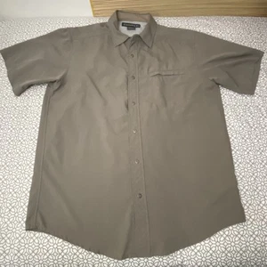 ExOfficio Mens Vented Shirt Size Large Fishing Camping Short Sleeve Button Up L - Picture 1 of 10