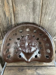 Vintage Metal Tractor Seat -Great For Farm , Shop Or Barn Decor , NICE - Picture 1 of 8