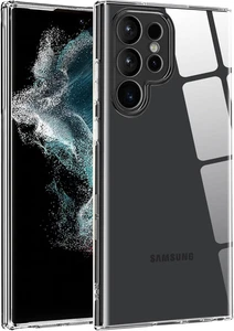 Phone Case for Samsung Galaxy S22 Ultra, Clear Case Shockproof Protective Bumper - Picture 1 of 12