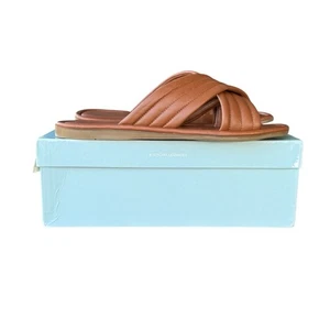 Sandalias Seychelles Palabra por Palabra Cuero Tostado Nuevas en Caja - Imagen 1 de 10