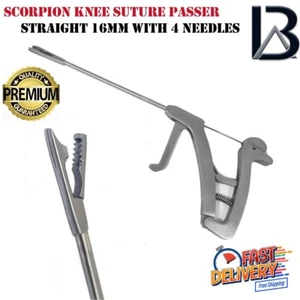 Skorpion Knienaht Passer gerade mit 4 Nadeln kostenlose Arthroskopie Instrumente - Bild 1 von 4