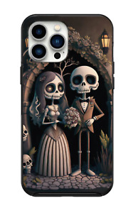 Halloween Skeleton Wedding Case for iPhone 14 14 pro 14pro max 13 12 11 Pro Max
