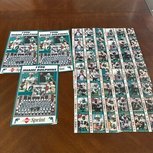 (3) 1998 MIAMI DOLPHINS TEAM SET CARDS SPRINT PROMO TRI-FOLD  Marino , McDuffie - Bild 1 von 2