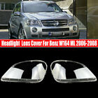 L+R headlight bezels headlights cover for Benz ML CLASS W164 06-08 DHL