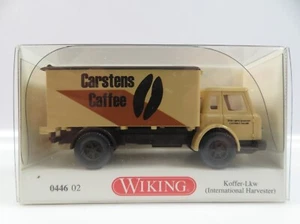 Camión maleta 1:87 Wiking 044602 IH Carstens Caffee W14 - Imagen 1 de 2