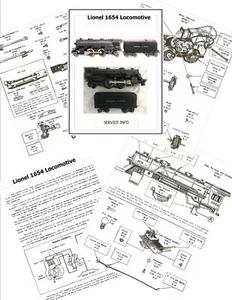 Lionel 1654 Repro Svc Handbuch (beste Qualität!) - Bild 1 von 1