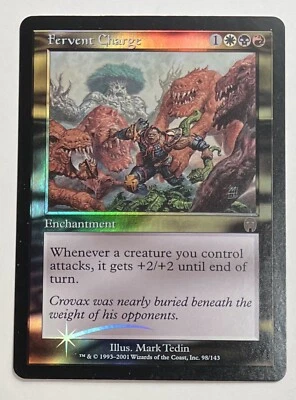 MTG FERVENT CHARGE (FOIL) Apocalypse (OldManMTG 003-179) - Image 1 of 2